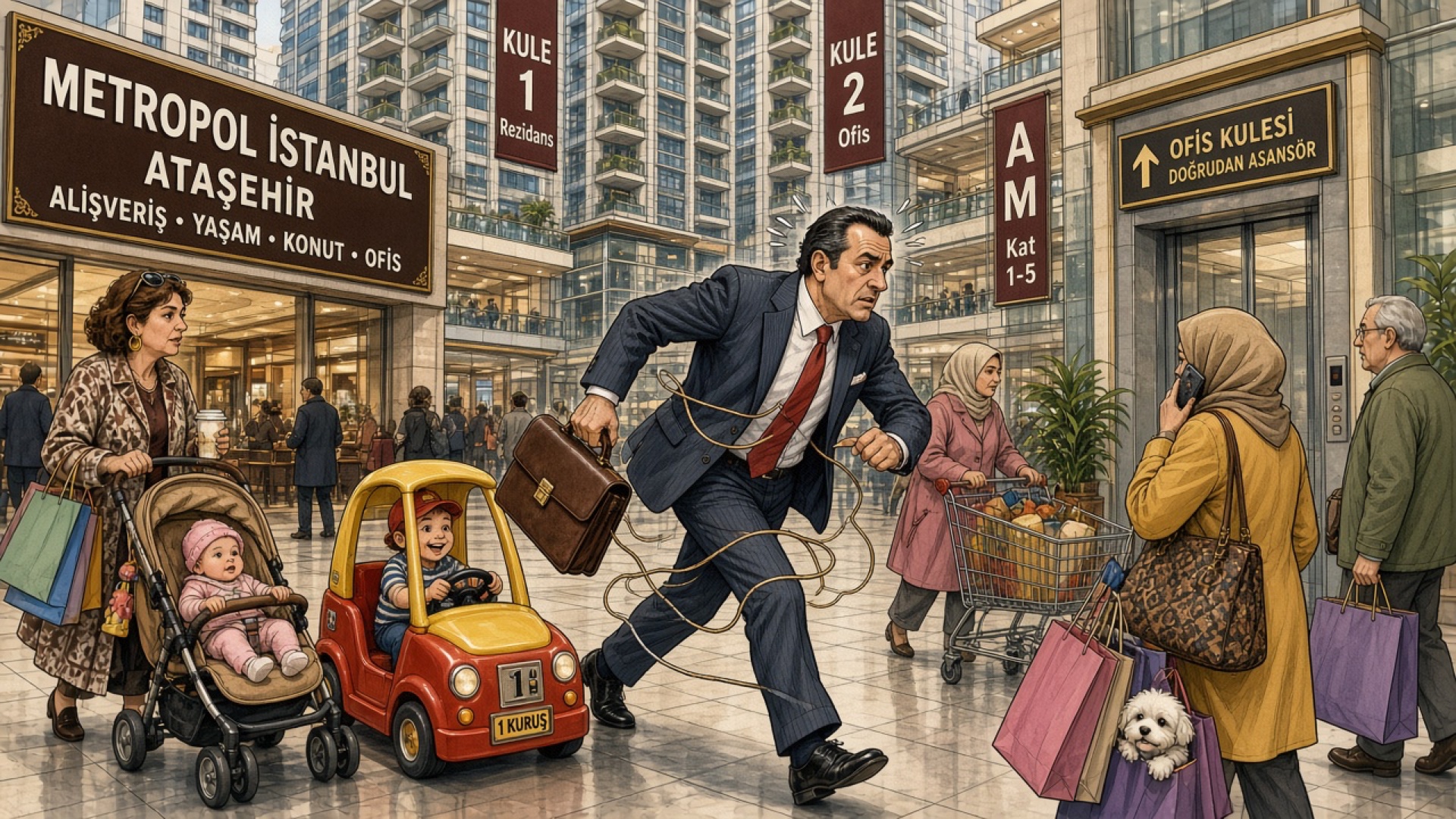 Ataşehir Metropol İstanbul: AVM İçinde Ofis Olmanın Varoluşsal Çilesi