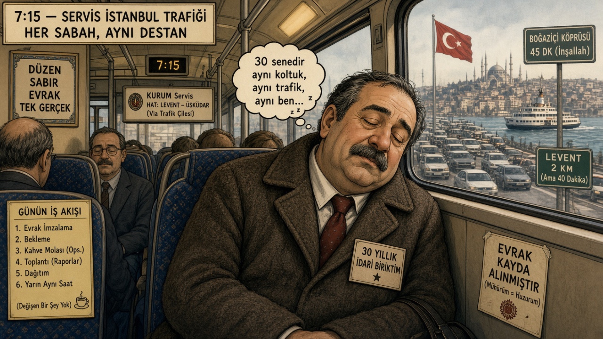 Holding Servisinde Uyuyan Otuz Yıllık Memurların Huzuru