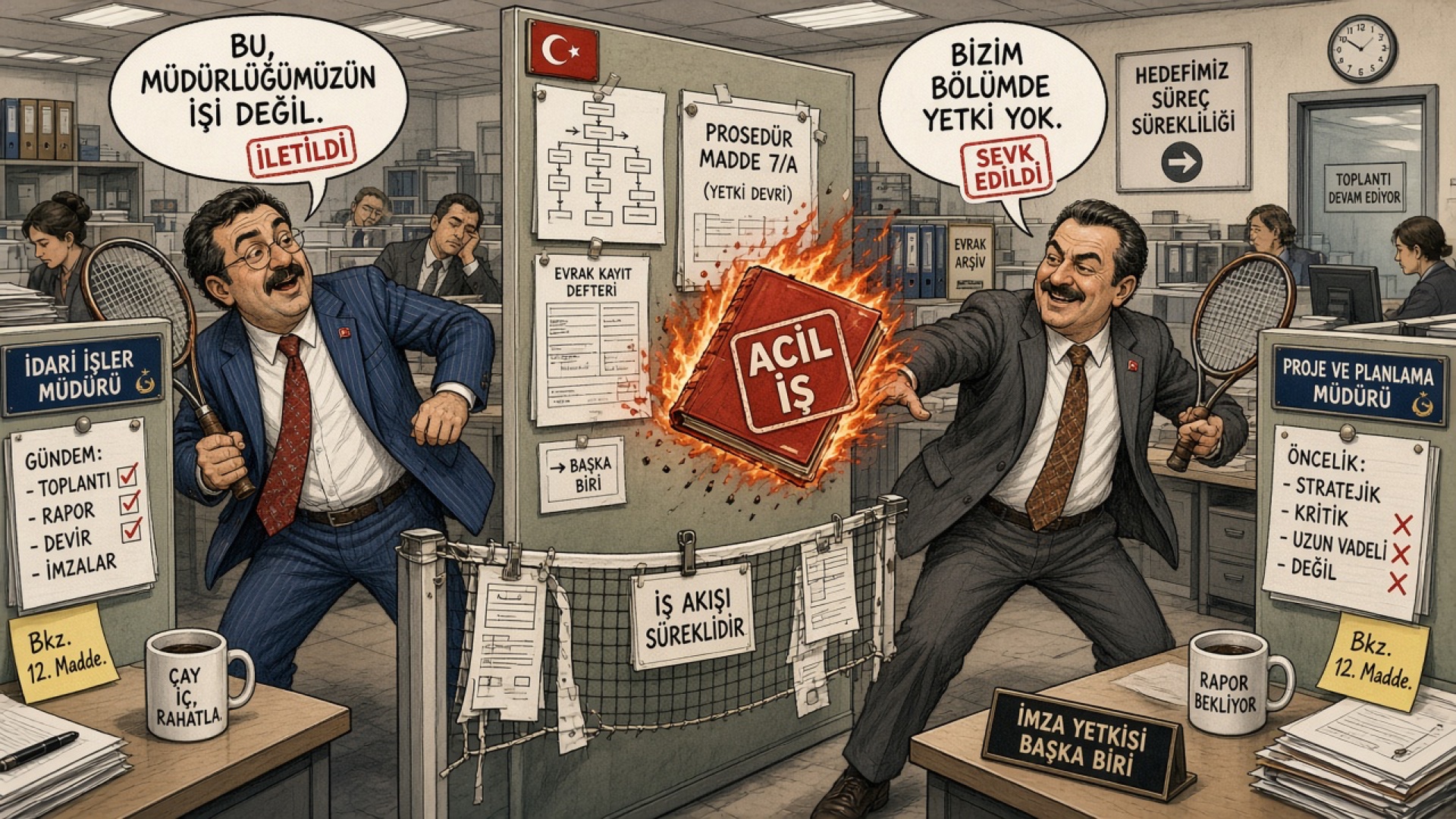 Holdingde İki Departman Arasındaki 'Bu Bizim Sorumluluğumuz Değil' Tenisi