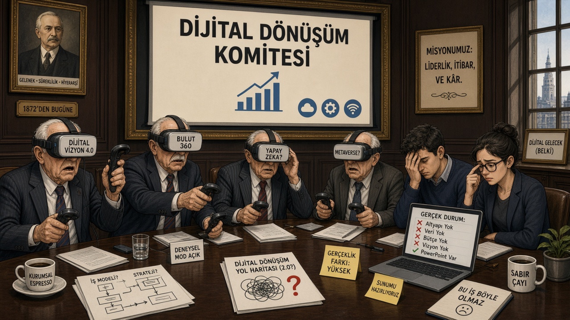 Holdingin Dijitalleşme Komitesi: Altmış Yaşındaki Direktörlerin Metaverse Merakı