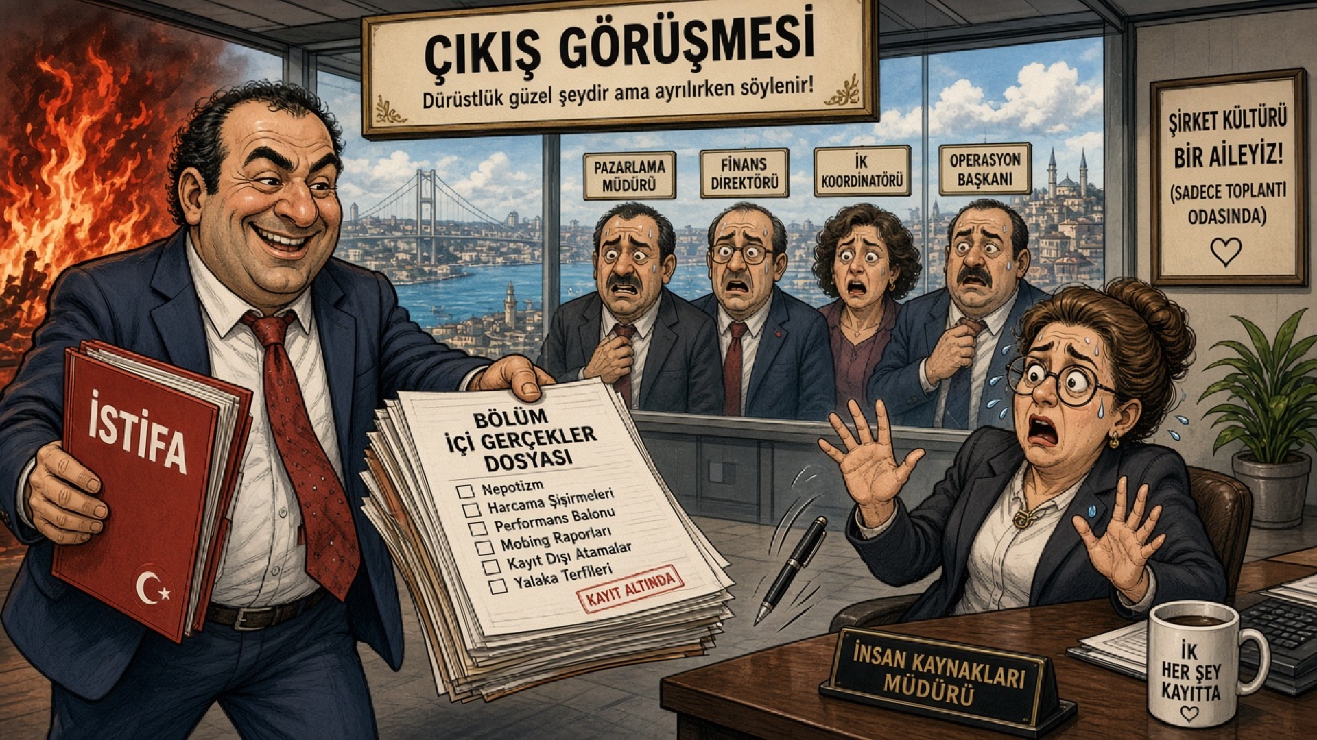 İK Çıkış Mülakatında Tüm Departmanı Yakan Eski Çalışan