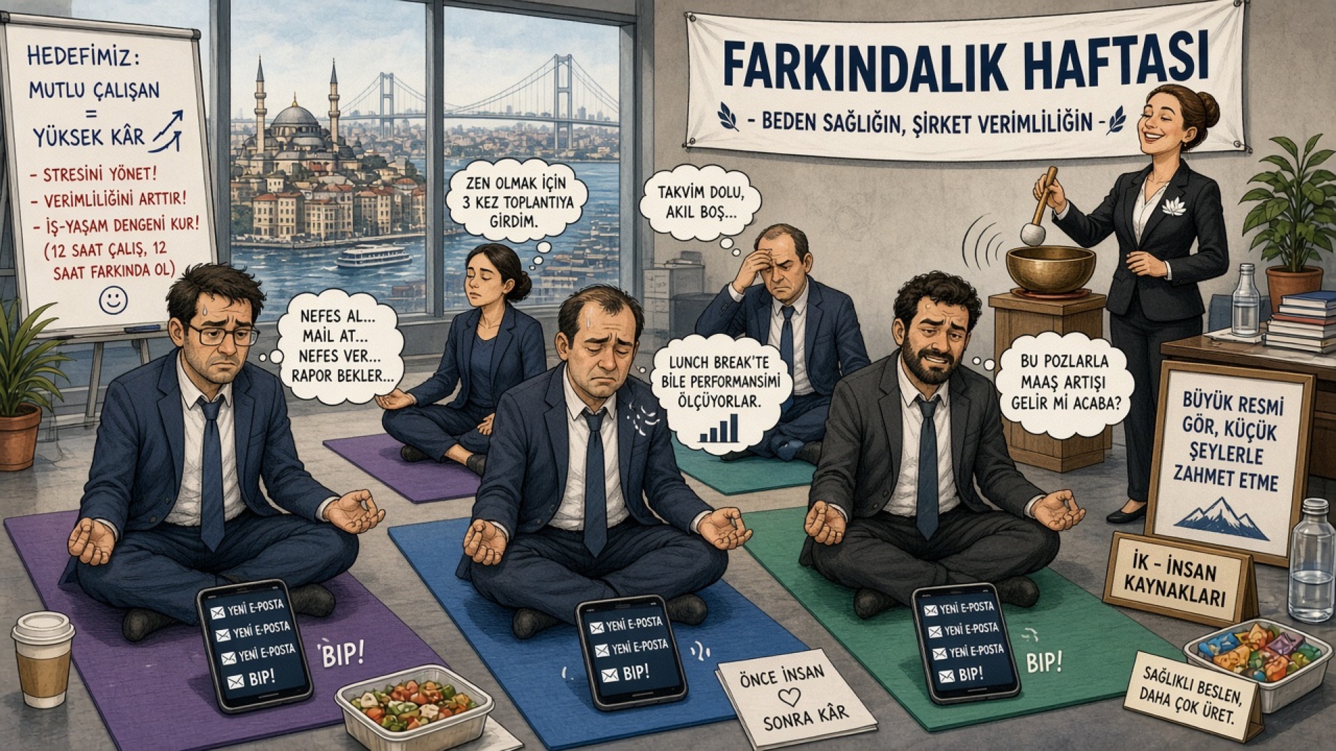 İK'nın Uydurduğu 'Wellness ve Mindfulness' Haftası Saçmalığı