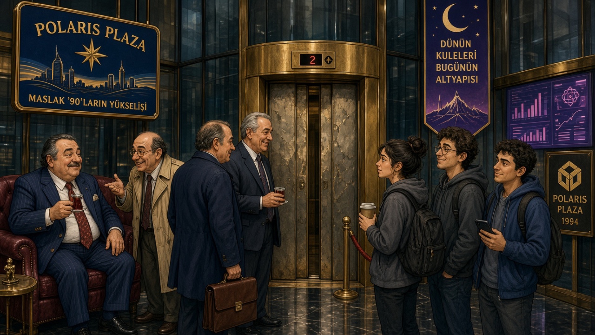 Maslak Polaris Plaza: 90'ların İlk Gökdeleni, Gıcırdayan Asansörler ve Dikey Nostalji