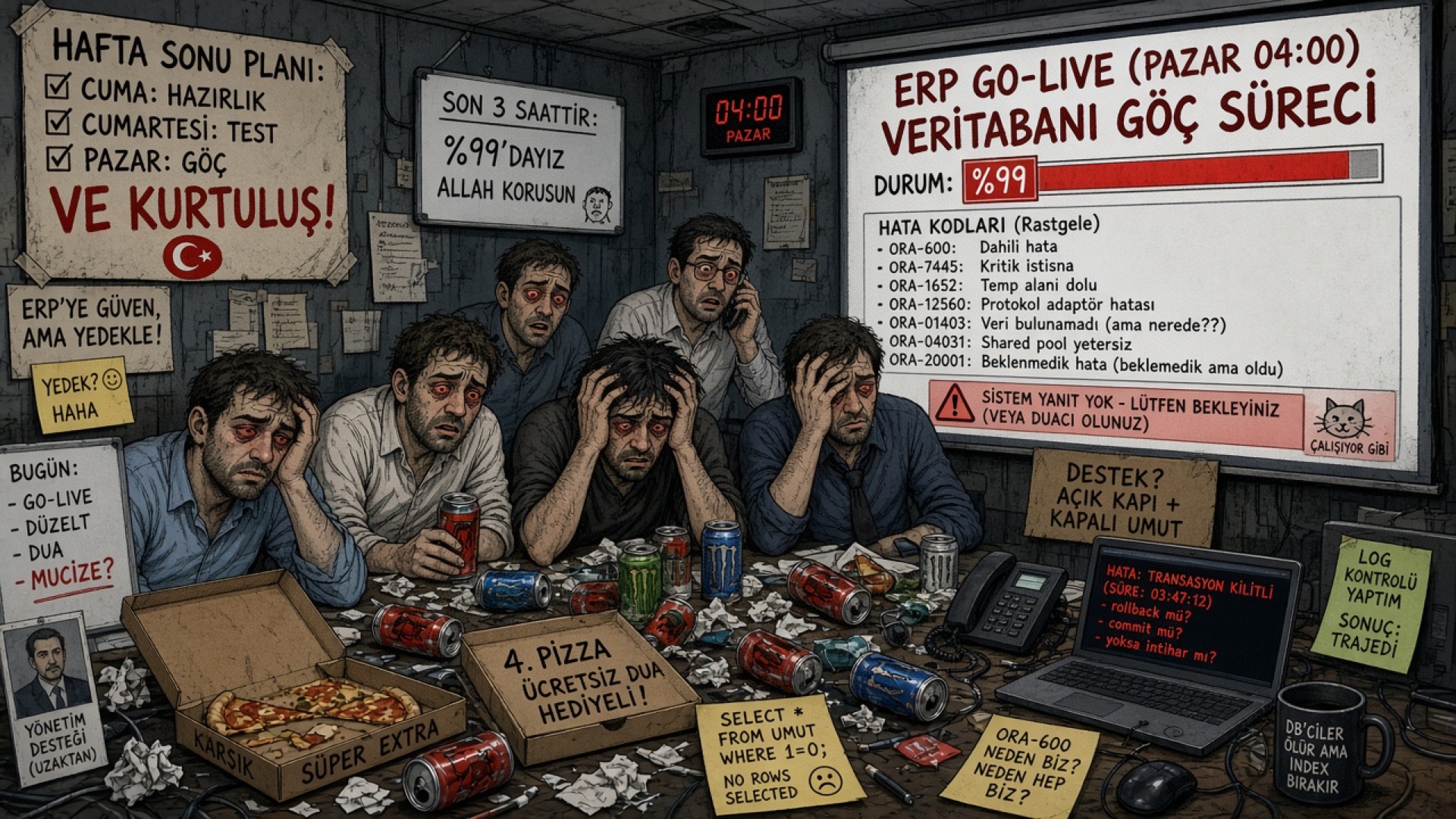 SAP Canlıya Geçiş Hafta Sonu Cehennemi: 72 Saat Uykusuzluk ve Çöken Fabrika