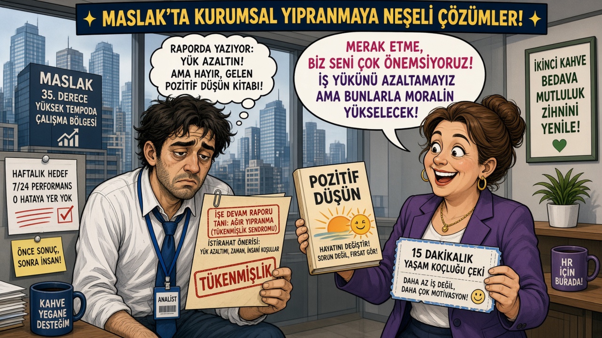 Tükenmişlik Sendromu Raporu Alan Çalışana İK'nın Koçluk Teklifi: Adaçayı ve Nefes Tiyatrosu