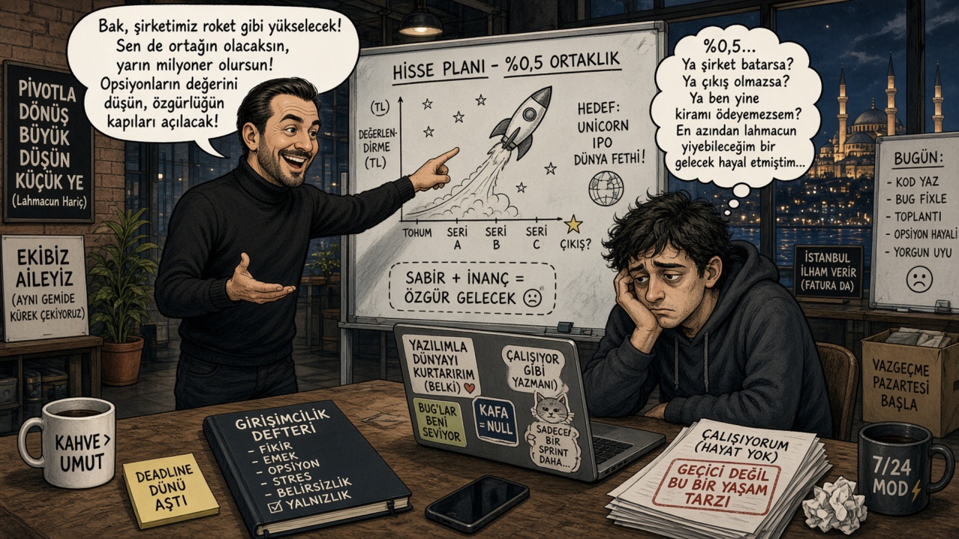 Vesting Masalları ve 1 Dolar Etmeyen Hayali Hisse Vaatleri