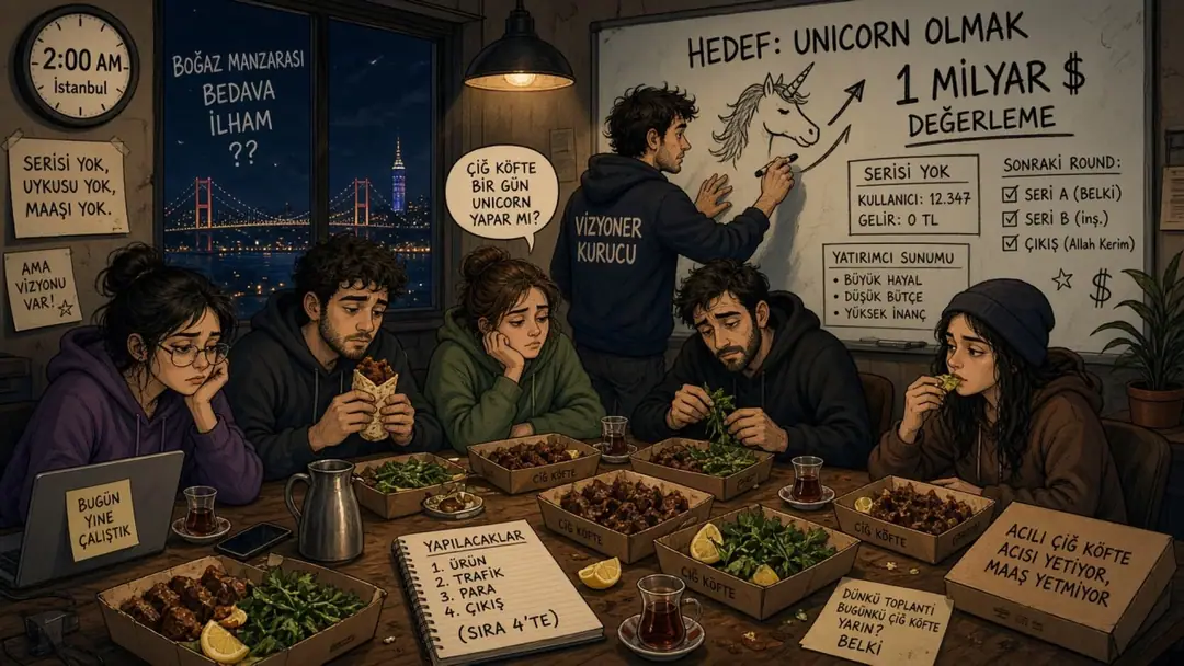 Unicorn Olacağız Masallarıyla Gece 02.00 Ofise Söylenen Çiğ Köfteler
