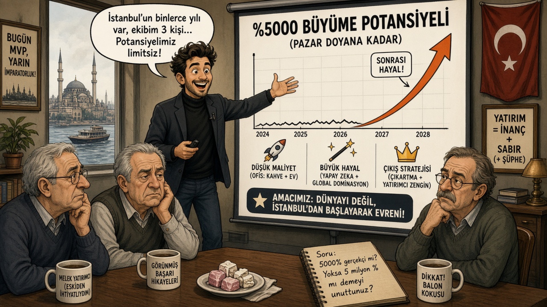 Yatırımcı Sunumunda Pitch Deck Yalan Söyleme Sanatı: Şişirilen Rakamlar