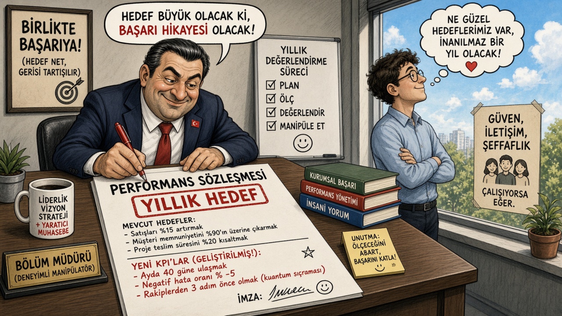 Yıllık Performans Hedefine Görünmez Maddeler Ekleyen Kurnaz Müdür: Prim Budama Sanatı